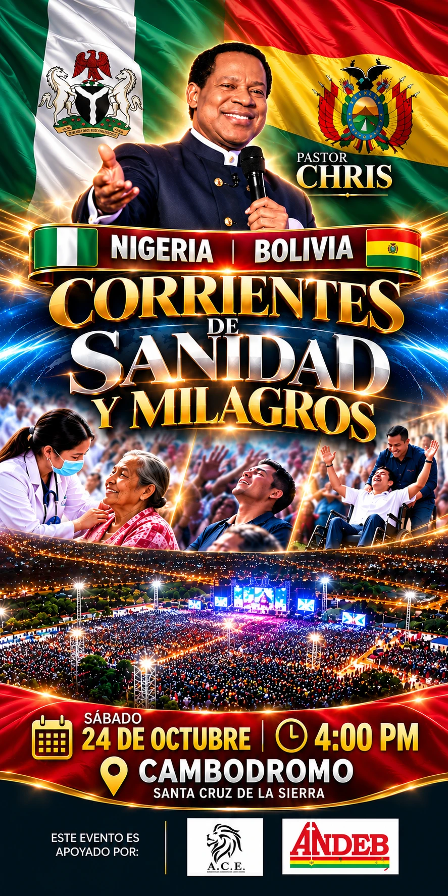 Afiche de Corrientes de Sanidad y Milagros